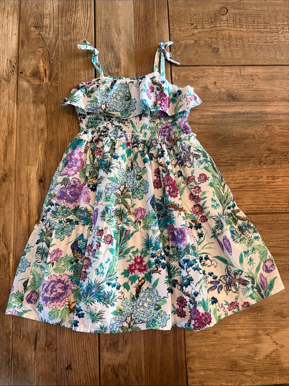 Janie and Jack Smocked Floral Sundress 18-24 Months